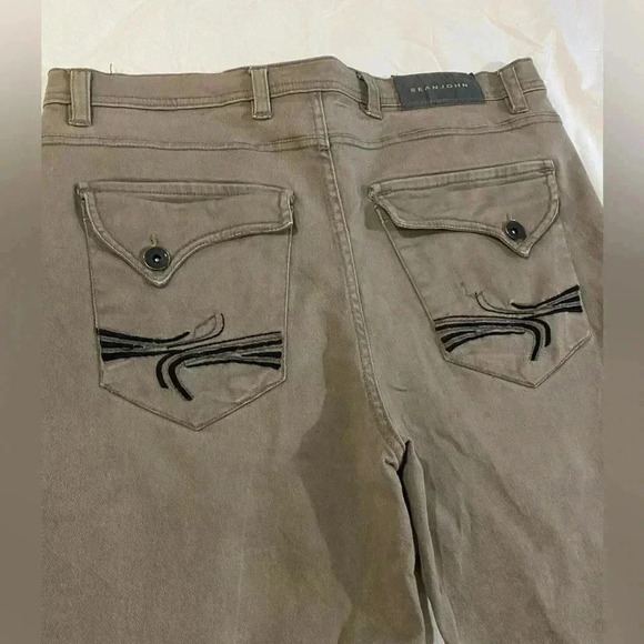 Sean John vintage Men’s tan bermuda short outdoorsy earthy goblin core size 38 - Picture 6 of 6